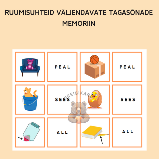Ruumisuhteid väljendavate tagasõnade memoriin