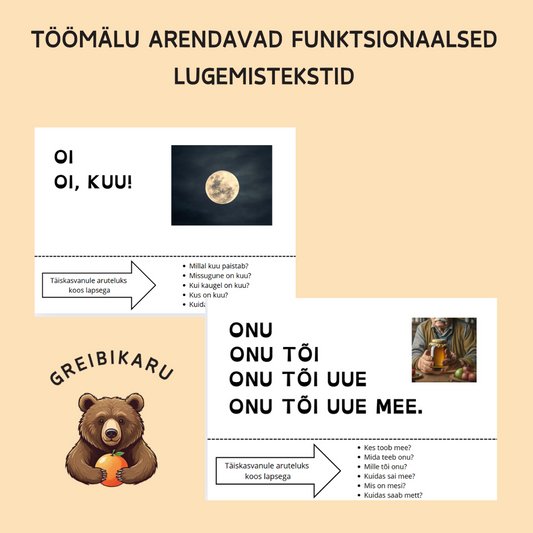 Töömälu arendavad funktsionaalsed lugemistekstid